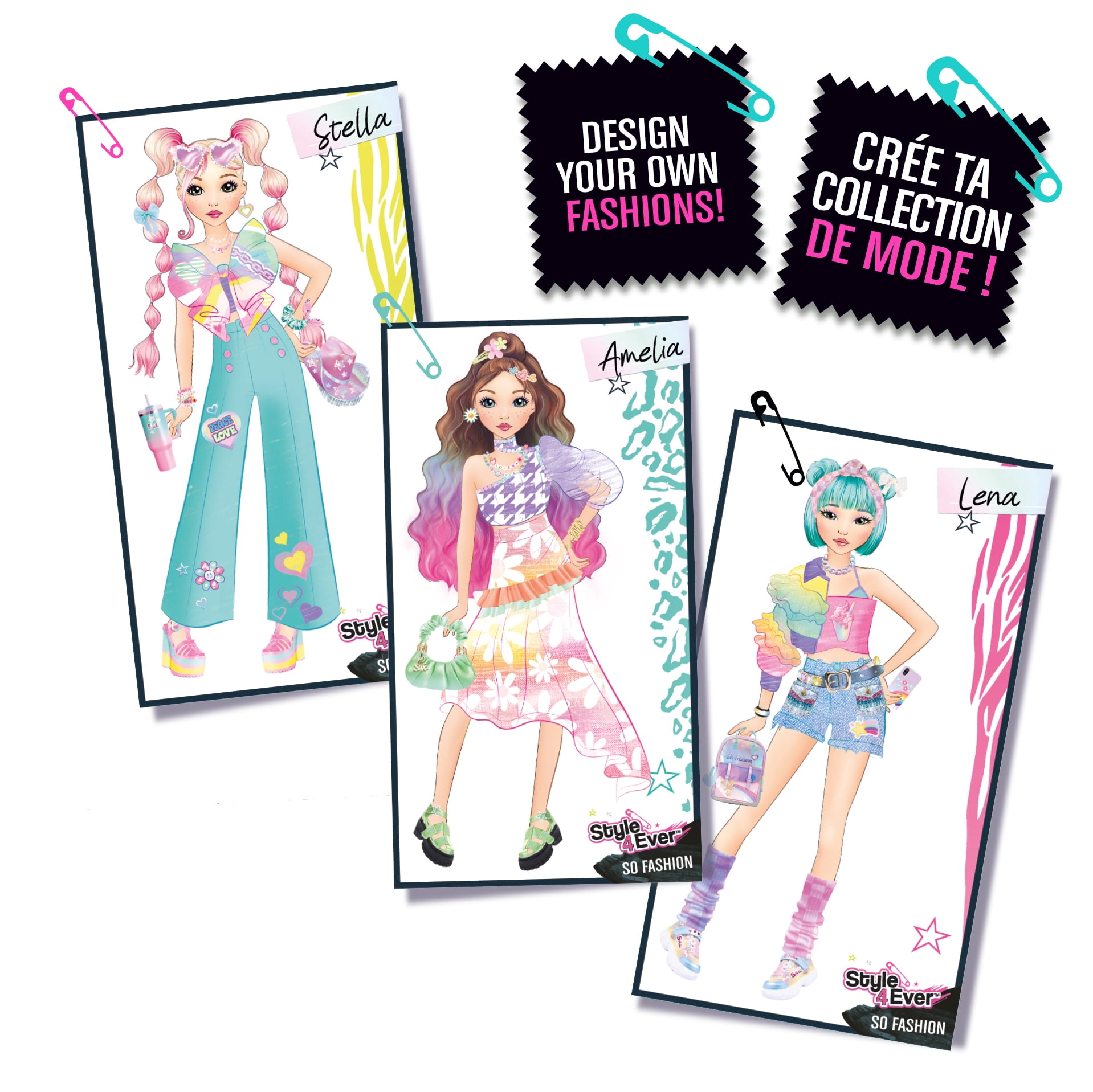 Canal Toys - Style 4 Ever Fashion Designer Light Pad Drawing Set