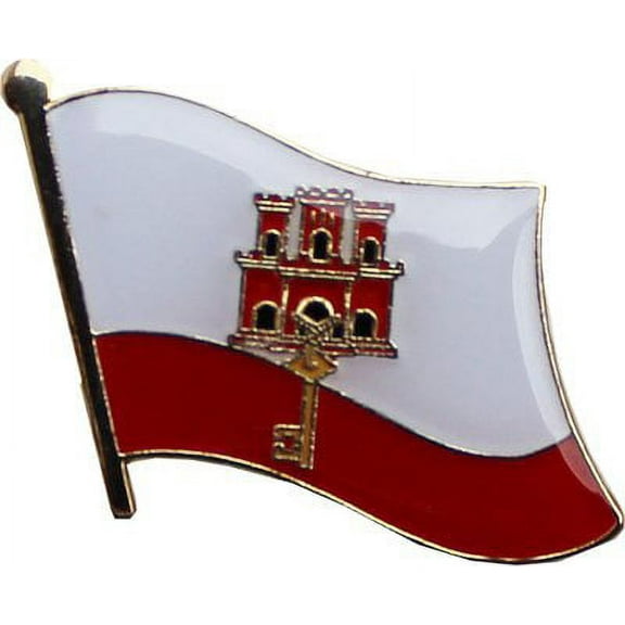 Gibraltar Flag Lapel Pin