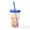 Blue, variant on CafePress - Half Coffee Half Teacher - 16 Ounce Classic Clear Insulated Double Wall Tumbler Cup with Lid Straw , Reusable