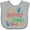 AC-Heather Grey, variant on Inktastic Mommy and Daddy Love Me Boys or Girls Baby Bib