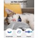 thumbnail image 4 of Funda tipo collar de gato con soporte para AirTag de Apple, color negro, 4 of 7