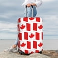 thumbnail image 4 of Uemuo Canada Printed Washable Luggage Cover - Fashion Suitcase Protector Fits 18-32 Inch Luggage -Small, 4 of 9