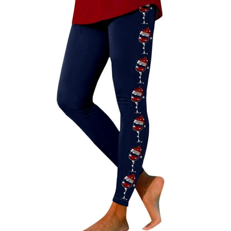 Leggings for Women Workout Plus Size Workout Tights for Women 3X Out Leggings Christmas Print Womens Boy Briefs Underwear Cotton Color Block Pants Soft Workout Outfits Women Stretchy Leggings