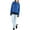 True Blue/Sky Captain, variant on Tommy Hilfiger Womens Colorblocked Half-Zip Sweater Light Heather Fawnivory XL
