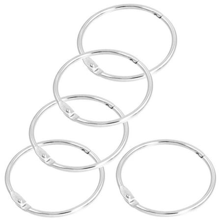 Custom Binding Rings - Unique Bargains Unique Bargains 5 Pcs School Office Folder Document Binding Loose Leaf Rings Hook 2.7