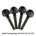 thumbnail image 6 of 4 Pcs Black Wooden Violin Tuning Pegs Size 1/2, 6 of 6