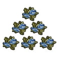 thumbnail image 1 of Vaidha 6Pcs Rose Embroidery Badge Clothes Fabric Patch Applique Decor DIY, 1 of 3