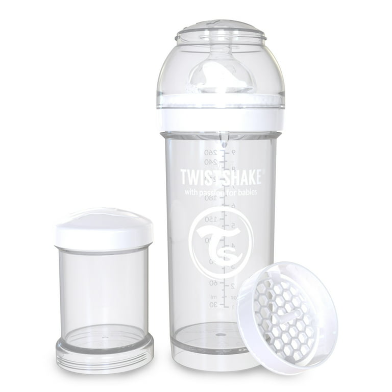 Twistshake Anti Colic Baby Bottles - Premium 180ml/6oz Bottles with 100ml  Milk Storage Container for a Comfortable Feeding Experience for Baby Care 