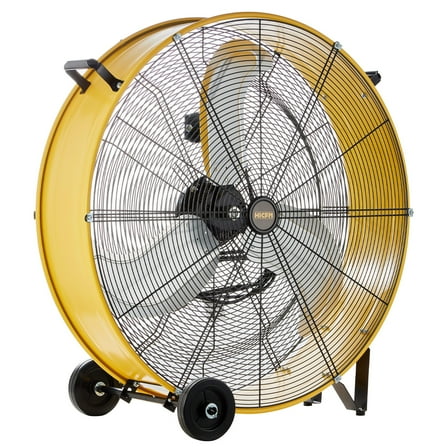 13000 CFM 30 inch Heavy Duty High Velocity Barrel Floor Drum Fan With Powerful 1/3HP Motor - UL Safety Listed