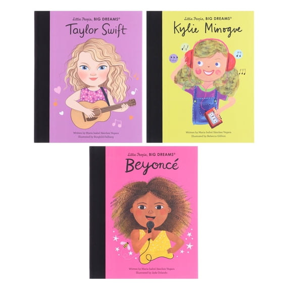 Little People, BIG DREAMS Series By Maria Isabel Sanchez Vegara 3 Books-Ages 4-7 -Hardback