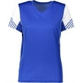 thumbnail image 3 of Holloway Sportswear XL Womens Arc Shirt Short Sleeve Royal/White 222744, 3 of 4
