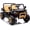 Black, variant on 24V 2 Seater Ride On Dump Truck, 4WD Electric UTV with Remote Control, Electric Dump Bed, Shovel, Bluetooth, Music, Headlights, 5 MPH Max Speed, 77 Lbs Capacity