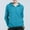 Light Blue, variant on Sentmoon Running Jacket Plus Size Hooded Neck Long Sleeve Coat for Women Zipper Solid Color Windproof Waterproof Travel Clothes Women Fall and Winter Active for Running and Hiking