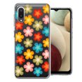 thumbnail image 1 of MUNDAZE Samsung Galaxy A02 Groovy Gradient Retro Color Flowers Double Layer Phone Case Cover, 1 of 3