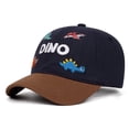 thumbnail image 2 of SGFCWSX Boys Baseball Cap Wide Brim UV Protection Print Adjustable Cotton Summer Outdoor Casual Sports Hats for Kids Navy Size 2-6 Years, 2 of 6