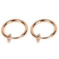 thumbnail image 2 of Jiaroswwei 2 Pcs Fake Clip on Spring Nose Septum Ring Earring Non Piercing Unisex Jewelry, 2 of 8