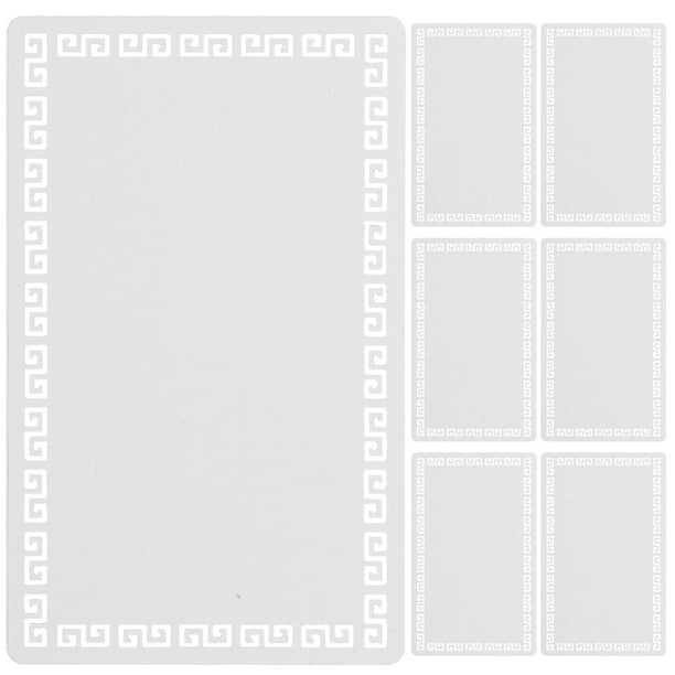 20 tarjetas de presentación metálicas en blanco para sublimación.