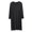A Black, variant on Pajamas for Men Relaxed Fit Lightweight Nightshirt Long Sleeve V Neck Robe Solid Color Home Wear Lounge Wear