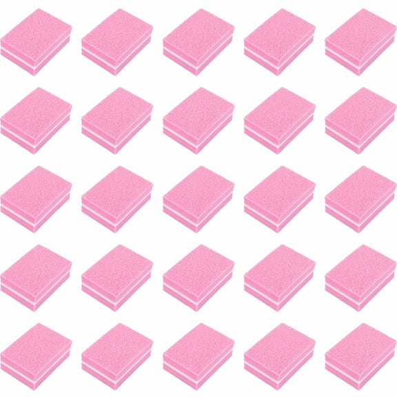 FACEGA 100 Pcs Mini Buffers for Nails Mini Nail Buffer Nail Buffers for Natural Nails, Pink
