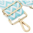 thumbnail image 2 of LAICAIW Grand Bandoulière Réglable Ceinture de Remplacement Style Guitare Sac à Bandoulière Sac à Main Sangle Multicolore en Toile (Grand : 1,97 Pouces (5CM) (Prismatic11), 2 of 4
