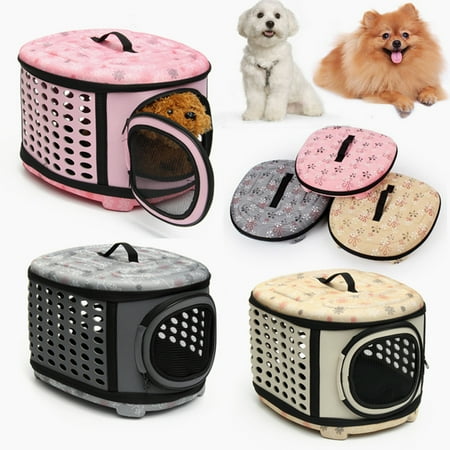Pet Animal Mesh Cages Tote Shoulder Bag Dog Cat Puppy Carry Sling For Travel Outdoor M Size