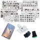 thumbnail image 5 of Juego de placas para estampar uñas VNC, 21 unidades, con bolsa raspadora, 5 of 8