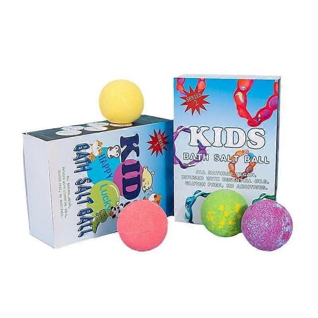 Children's Bath Salt Ball Stress Relief Strap Toy Bath Soaking Ball Bubble Bath Ball