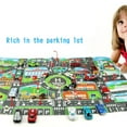 thumbnail image 3 of Road Buildings City Map Scene Mat Play Kids Map Parking Educational Toys Game Education, 3 of 5