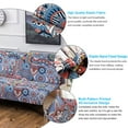 thumbnail image 4 of 2024 Folding Sofa Bed Cover Solid Color Futon Armless Slipcover Polyester Elastic Fabric All-Inclusive Cover, 4 of 7