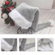 thumbnail image 2 of Christmas Party Hat Plush Santa Hat Long Christmas Hat Christmas Party Decoration Funny Hat Santa Claus Costume Pink, 2 of 5