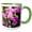 Green/White, variant on 3drose, Bougainvillea on a Sunny Day, 11oz Mug