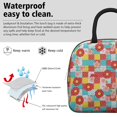 thumbnail image 3 of Womens Pioneer Flower Floral Print Pattern Lunch Box for Work,Insulated Lunch Bag for Women,Loncheras Para Mujer,Leakproof Adult Lunch Bag for Work,Beach,Travel,Picnic,Camping, 3 of 6