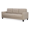 thumbnail image 1 of HFO Owen Tufted Back Traditional Polyester Fabric Sofa in Oatmeal Beige, 1 of 9