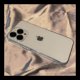 thumbnail image 1 of Funda de teléfono transparente con marco cuadrado chapado de lujo, cubierta de silicona transparente para iPhone 14, 13, 12, 11 Pro Max, Mini, X, XS, XR, 7, 8 Plus, SE, 1 of 4