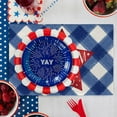 thumbnail image 3 of 4th of July Let Freedom Ring America Patriotic Star Placemats Set of 4, Blue Buffalo Plaid Check American Dining Table Place Mats, Summer Holiday USA Kitchen Decor Home Decoration 12 x 18 Inch, 3 of 5