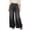 Black, variant on Women's Wide Leg Denim Pants - High Waisted Stretchy Yoga Jeans Casual Retro Flare Trousers with Pockets for Lounge Fitness Travel Summer(BU2/S)