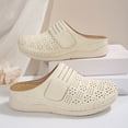 thumbnail image 6 of Dakaela Clogs for Women Comfortable Slip on Mules Shoes Arch Support Closed Toe Sandals Backless Summer Casual Walking Slides White 7.5, 6 of 9