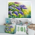 thumbnail image 3 of Designart 'Impressionism Lilac Tree In The Garden' Traditional Framed Art Print, 3 of 4