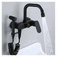 thumbnail image 2 of Tuqiu Kitchen Faucet With Spray Gun Swivel Kitchen Sink Mixer Tap Hot &amp; Cold Wall Mounted With Spray Gun Rotating Sink Mixer ,Effortless Installation, 2 of 6