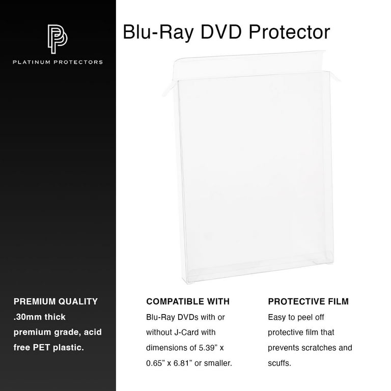 SW1 Premium Blu-ray/DVD Steelbook Protective Wraps / Sleeves (Pack of 100)