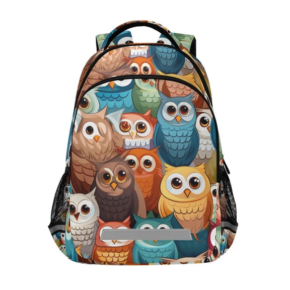 ALAZA Owl Cute Backpack Elementary School Bag Bookbag Travel Rucksack