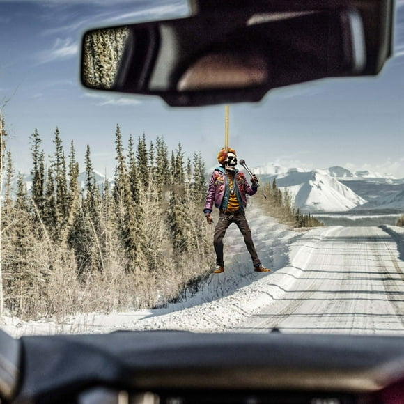 SIfdSeng Hanging Bats Decoration Cool Skeleton Figurines Pendant Unique Lifelike Statue Car Ornament Bags Car Cool Statue Pendant Master Bedroom Decor Hanging Pumpkin Decorations