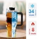 thumbnail image 5 of Patrulla Canina Vaso aislado de acero inoxidable con asa, diseño temático, regalo para familia, amigos y fans; incluye pajita y encaja en el portavasos estándar, 40 oz, 5 of 6