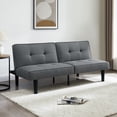 thumbnail image 1 of Mainstays Futon de studio, Gris, 1 of 8