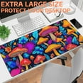 thumbnail image 6 of Colorful Abstract Artwork Gaming Mouse Pad,Large Non-Slip Thick Stitched Edge Mouse Mat for Home Office Gaming Keyboard Desk Pad (35.4 x 15.7 Inches), 6 of 6