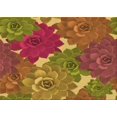 thumbnail image 1 of Ahgly Tapis Rectangulaire Rouge Lavable en Machine, 2 Pieds x 4 Pieds, 1 of 7