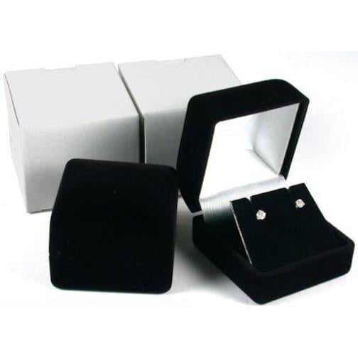 6-Pc EARRING and PENDANT BOXES JEWELRY GIFT BOXES HOOP EARRING BOXES w/ 2 Liners 