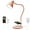 Pink, variant on Cute Desk Lamp with C+A Ports, Lamp, 5 Colors Stepless Dimming Reading Light, Touch Bedside Table Lamp, Desk Light for Office College Dorm Room