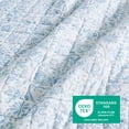 thumbnail image 6 of Floral Printed Reversible Quilted Coverlet Set with Shams, 3-Piece, King Size, 6 of 6