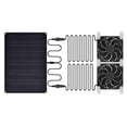 thumbnail image 1 of Solar Powered Fan for Dog House 15W Solar Panel Dual Exhaust Fans, 1 of 5